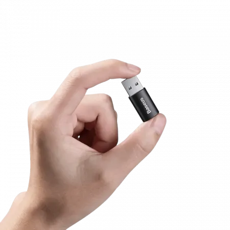 Перехідник OTG Baseus USB to Type-C Black