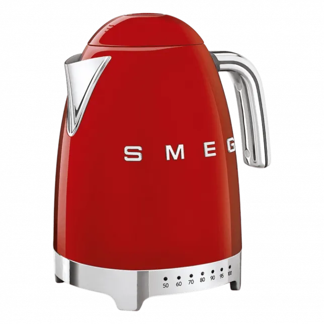 Чайник електричний з регулятором температури Smeg (Red)