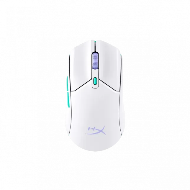 Миша HyperX Pulsefire Haste 2 Core, RGB, WL/BT, білий