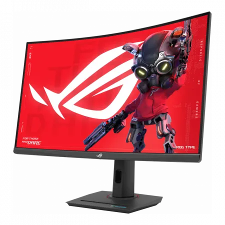 Монітор Asus 31.5" ROG Strix XG32WCMS HDMI, DP, USB-C, Audio, VA, 2560x1440, 280Hz, 1ms, sRGB 125%, CURVED, FreeSync, HAS, HDR400