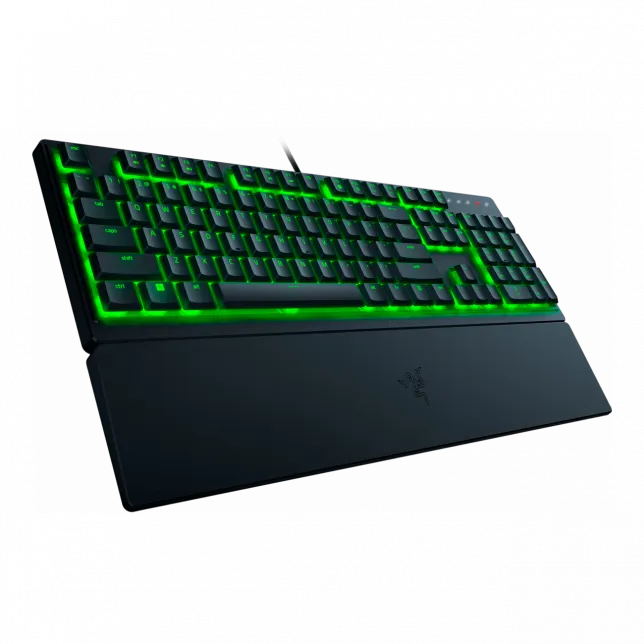 Клавіатура мембранна Razer Ornata V3 X 104key, USB-A, EN/UK, RGB, чорний
