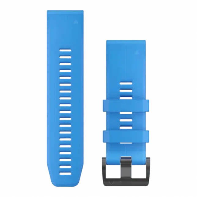 Ремінець QuickFit 26 мм, Cyan Blue блакитний силіконовий