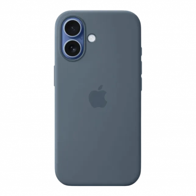Чохол Apple Silicone Case with Magsafe для iPhone 17 (Anchor Blue)