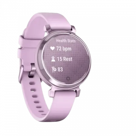 Смарт-годинник Garmin Lily 2 Sport Metallic Lilac з Lilac бузковим силіконовим ремінцем
