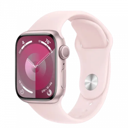 б/у Apple Watch Series 9 45mm Pink Aluminum Case with Pink Sport Band S/M
