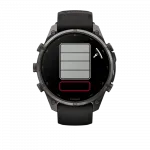 Смарт-годинник Garmin Fenix 9 Pro 47мм, Carbon Gray DLC Titanium з Black/Pebble Grey чорним/темно-сірим силіконовим ремінцем