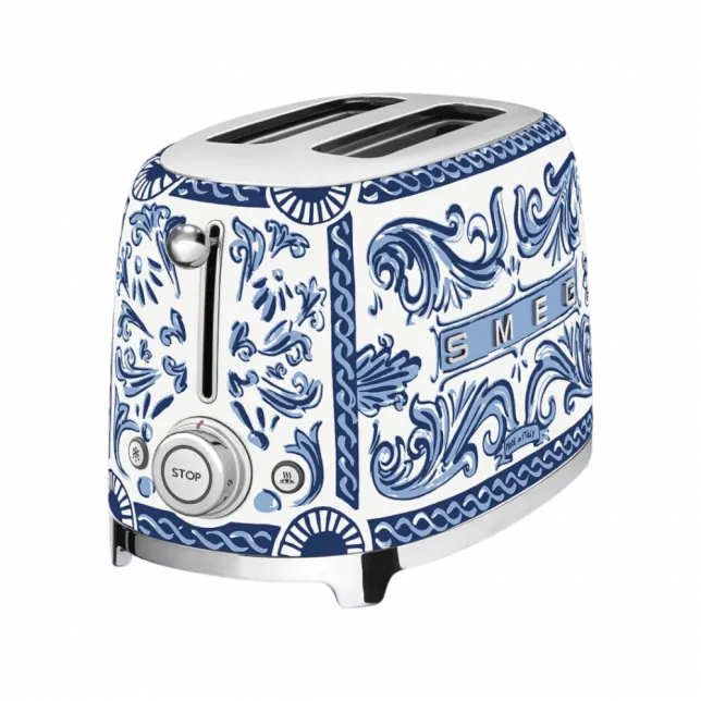 Тостер Smeg (Blu Mediterraneo)