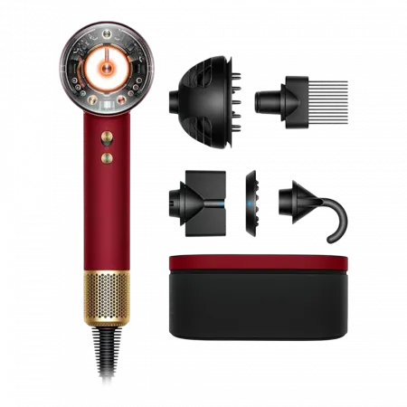 Фен для волосся Dyson Supersonic Nural (Velvet Red/Gold)