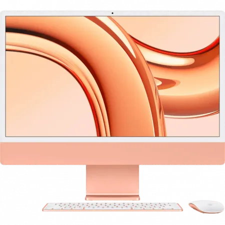 б/у Apple iMac 24 with Retina 4.5K, Apple M3, 256GB, 8 CPU / 10 GPU, 8GB RAM, Orange (2023)