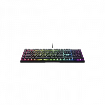 Клавіатура механічна Razer BlackWidow V4 X 110key, Green Switch, USB-A, EN/RU, RGB, чорний