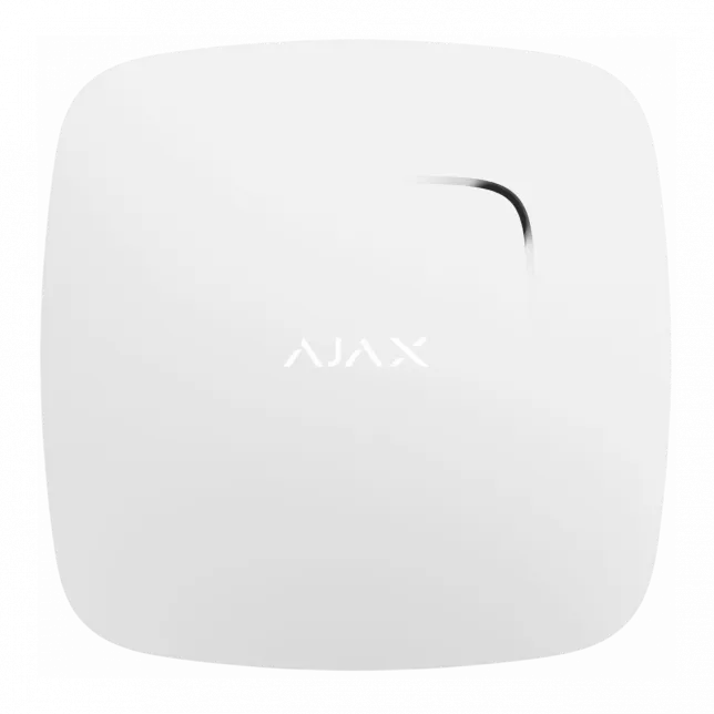 Датчик диму і чадного газу Ajax FireProtect Plus, Jeweler, бездротовий, білий