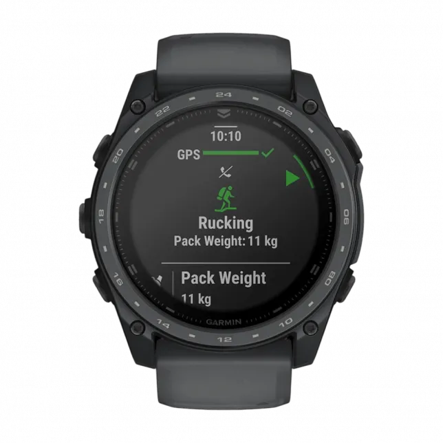 Смарт-годинник Garmin Tactix 8 51 мм AMOLED, Cerakote Coating З балістичним калькулятором Applied Ballistics Ultralight, з покриттям Slate Grey темно-сірий Cerakote