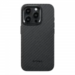 Чохол Pitaka MagEZ Case Pro 4 Twill 1500D for iPhone 15 Pro Black/Grey