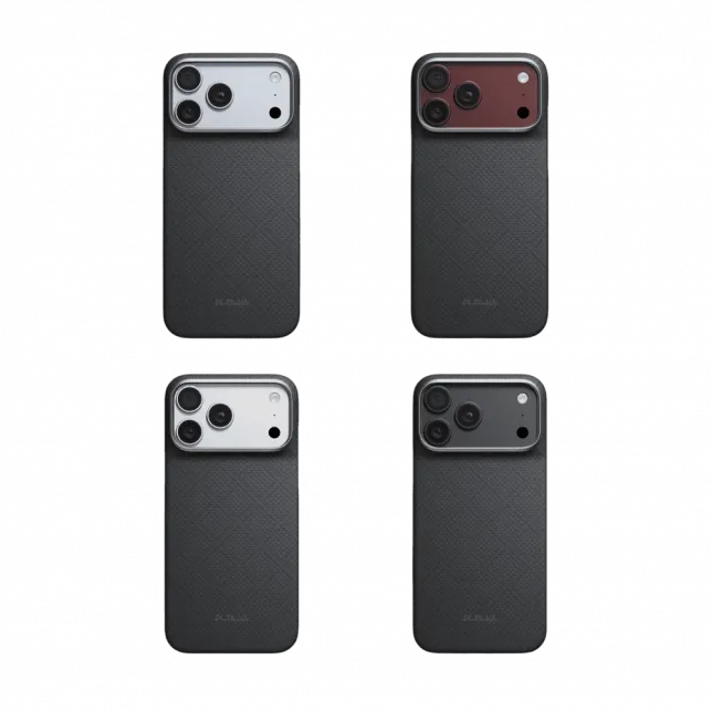 Чохол Pitaka Edge Ultra-Slim Argyle для iPhone 18 Pro/17 Pro Lava Black