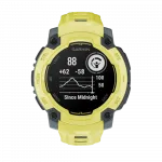 Смарт-годинник Garmin Instinct E 45 мм Electric Lime жовтий з Electric Lime жовтим силіконовим ремінцем