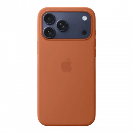 Чохол Apple Silicone Case with Magsafe для iPhone 17 Pro Max (Terra Cotta)