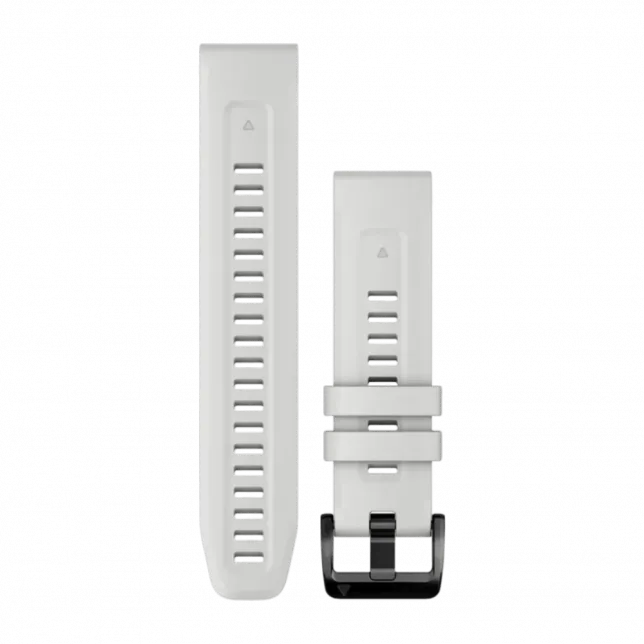 Ремінець QuickFit 22 мм, Carrara White білий силіконовий
