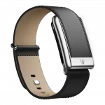 Ремінець Whoop LeatherLuxe Straight Band для Whoop Black/Cream with Titanium (L/XL)