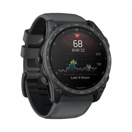 Смарт-годинник Garmin Tactix 8 51 мм AMOLED, Cerakote Coating З балістичним калькулятором Applied Ballistics Ultralight, з покриттям Slate Grey темно-сірий Cerakote