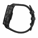 Смарт-годинник Garmin Instinct 3 45 мм, AMOLED Black чорний з Black чорним силіконовим ремінцем