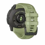 Смарт-годинник Garmin Instinct 3 50 мм, AMOLED Fern Green зелений з Fern Green зеленим силіконовим ремінцем