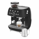 Кавомашина еспресо з кавомолкою Smeg (Matt Black)