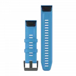 Ремінець QuickFit 22 мм, Cyan Blue блакитний силіконовий