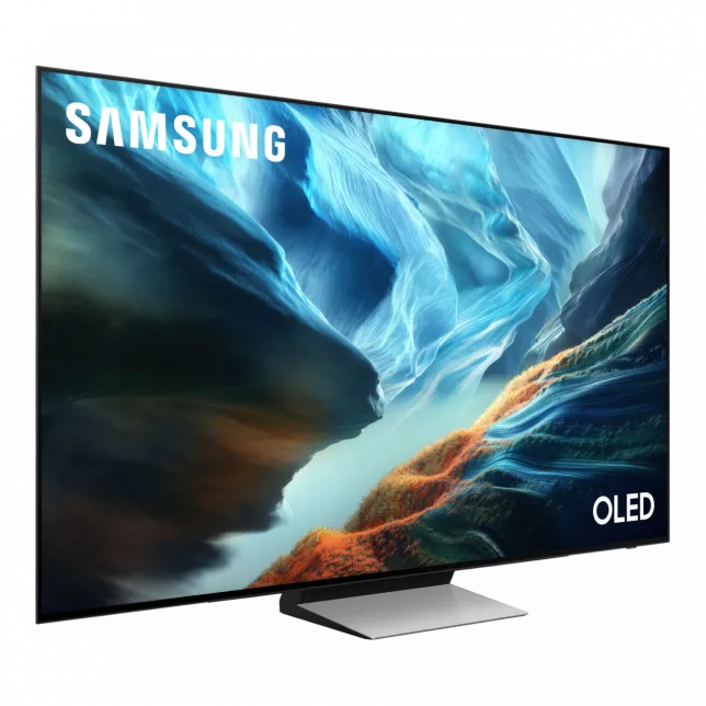 Телевізор 55" Samsung OLED 4K 165Hz VRR (100Hz Native) Smart Tizen Black