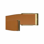 Ремінець Whoop LeatherLuxe Tapered Band для Whoop MG Camel with Gold (S/M)