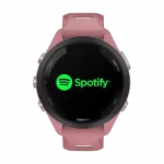 Смарт-годинник Garmin Forerunner 265S з Light Pink корпусом та Light Pink/Powder Grey рожевим силіконовим ремінцем