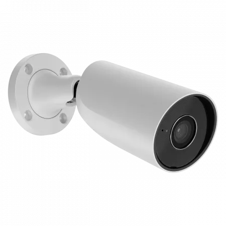 IP-Камера дротова Ajax BulletCam, 5мп, 2.8мм, Poe, True WDR, IP 65, ІЧ 35м, аудіо, кут огляду 100° до 110°, вулична, біла