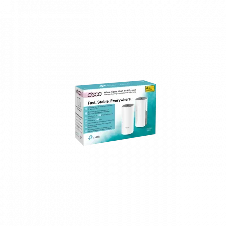 Система WiFi-Mesh TP-LINK Deco E4 AC1200, 2xFE LAN/WAN, 2мод
