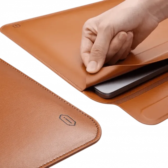 Чохол WiWU Skin Pro II Leather Sleeve MacBook Pro 14.2 Brown