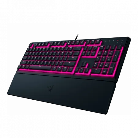 Клавіатура мембранна Razer Ornata V3 X 104key, USB-A, EN/UK, RGB, чорний
