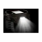 Смарт-годинник Garmin Fenix 8 47мм, Solar Sapphire, Carbon Grey DLC Titanium з Black/Pebble Grey чорним силіконовим ремінцем
