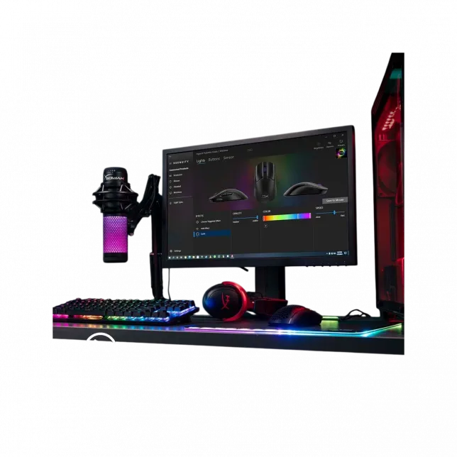 Миша HyperX Pulsefire Haste 2, RGB, USB-A/WL/BT, чорний