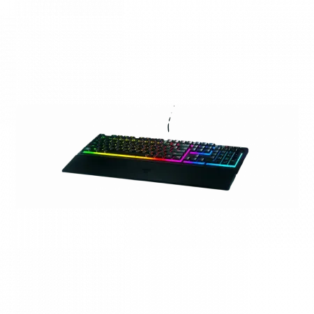 Клавіатура механічна Razer Ornata V3 104key, Mecha-Membrane Switch, USB-A, EN/UK, RGB, чорний