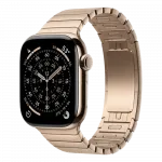 Apple Watch Series 11 GPS, 42mm Gold Titanium Case with Gold Link Bracelet