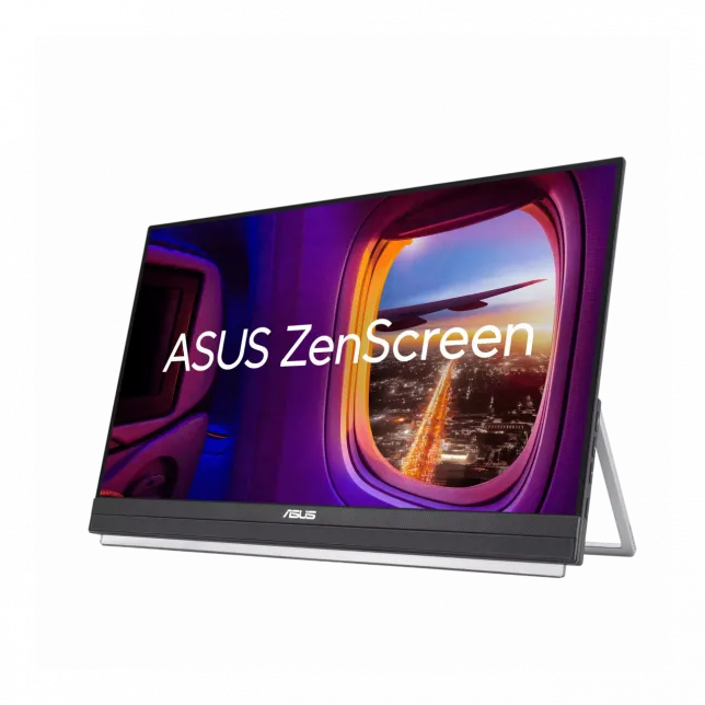 Монітор портативний Asus 21.5" ZenScreen MB229CF HDMI, USB-C, MM, IPS, 100Hz, AdaptiveSync, Pivot, C-Clamp Arm