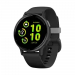 Смарт-годинник Garmin Vivoactive 5 Slate Aluminium Bezel з чорним корпусом та силіконовим ремінцем