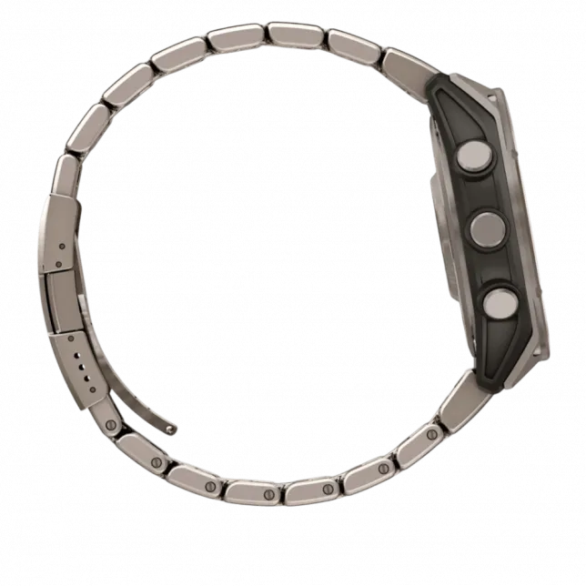 Смарт-годинник Garmin Fenix 8 47мм, AMOLED Sapphire, Titanium з титановим браслетом