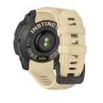 Смарт-годинник Garmin Instinct 3 45 мм, AMOLED Citrine бежевий з Citrine бежевим силіконовим ремінцем