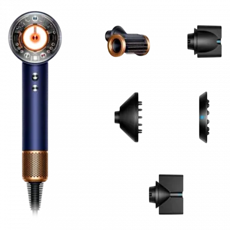 Фен для волосся Dyson Supersonic HD16 Nural Straight+Wavy (Prussian Blue/Rich Copper)