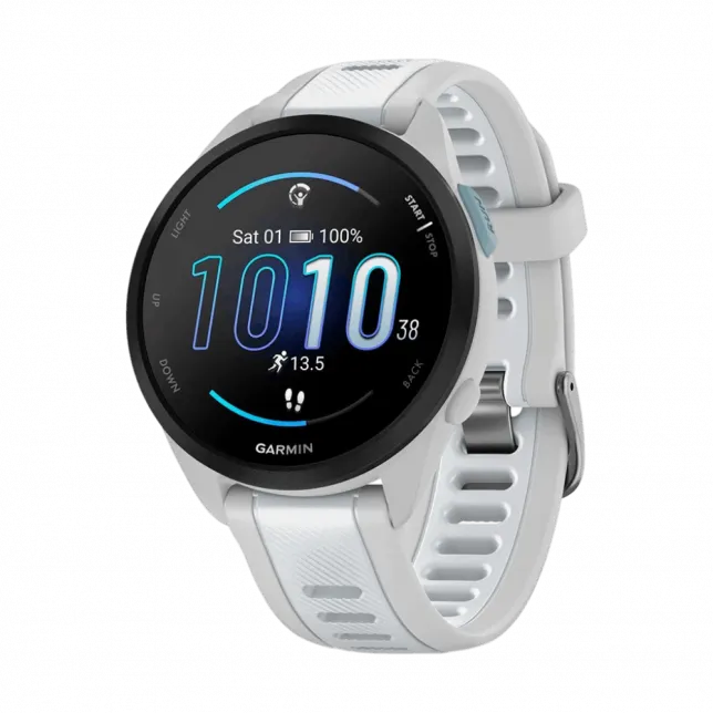 Смарт-годинник Garmin Forerunner 165 Music Mist Grey/Whitestone білий