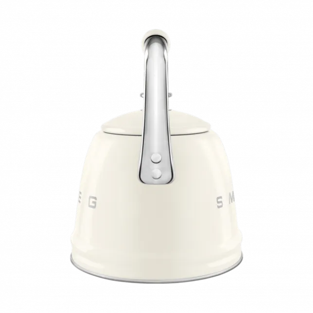 Чайник зі свистком Smeg (Cream)