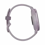 Смарт-годинник Garmin Vivoactive 5 Metallic Orchid Aluminum Bezel з бузковим корпусом Orchid та силіконовим ремінцем