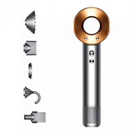 Фен для волосся Dyson Supersonic HD07 Nickel/Copper Gift Edition