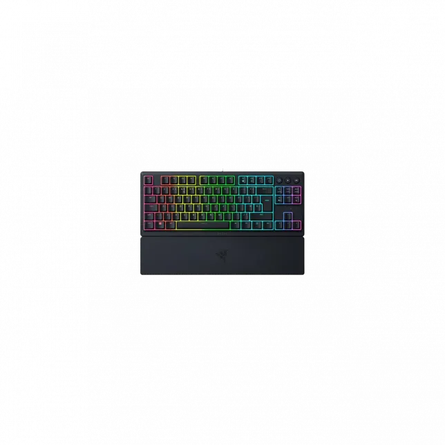 Клавіатура механічна Razer Ornata V3 TKL 84key, Mecha-Membrane Switch, USB-A, EN/UK, RGB, чорний