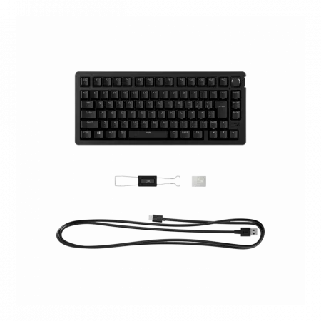 Клавіатура механічна HyperX Alloy Rise 75key, Red, USB-A, EN/UA, RGB, чорний