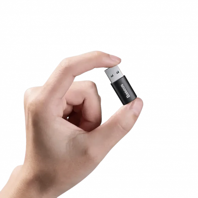 Перехідник OTG Baseus USB to Type-C Black